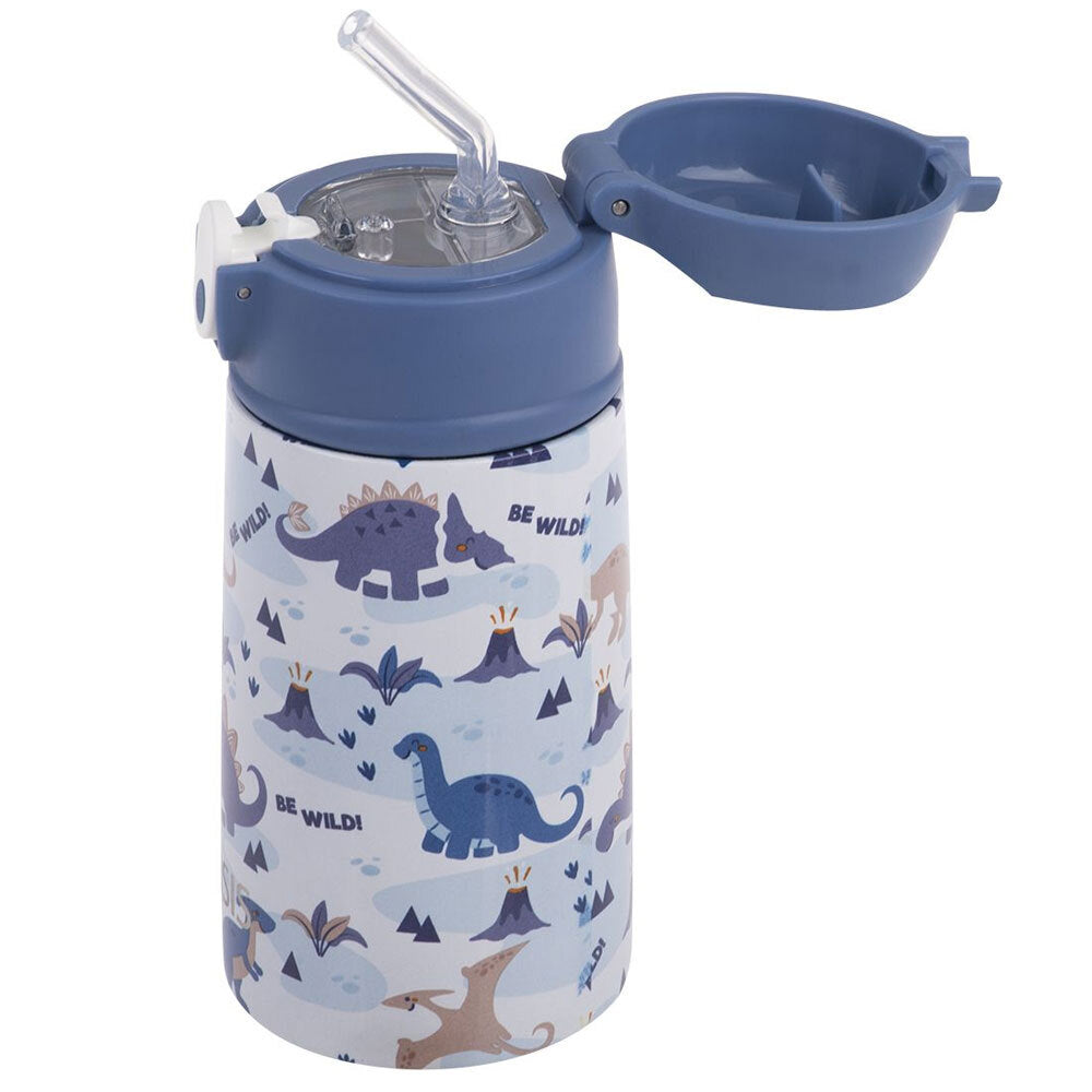 8875-1dsl-oasis-400ml-stainless-steel-double-wall-insulated-kids-bottle-dinosaur-land