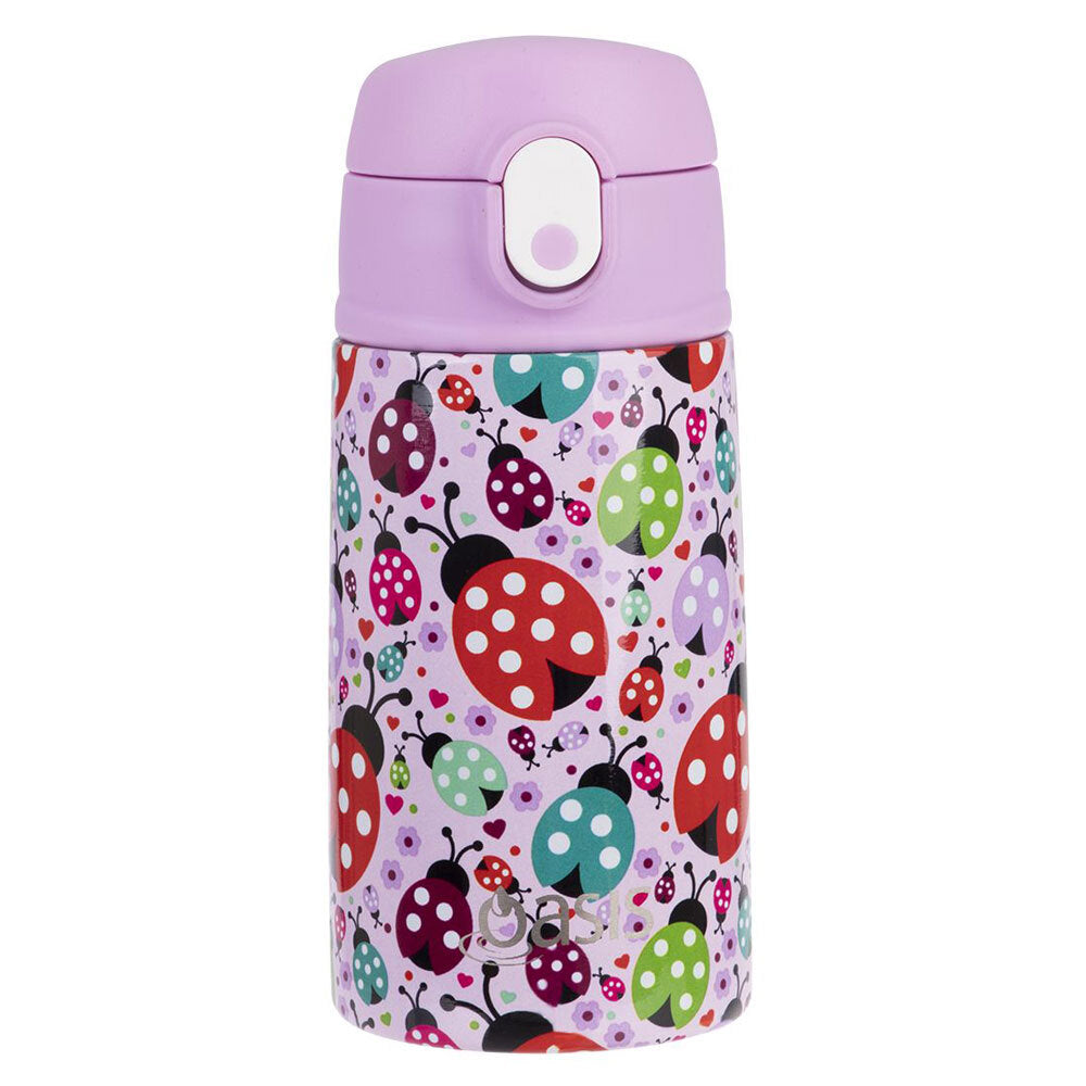 8875-1llb-oasis-400ml-stainless-steel-double-wall-insulated-bottle-lovely-ladybugs