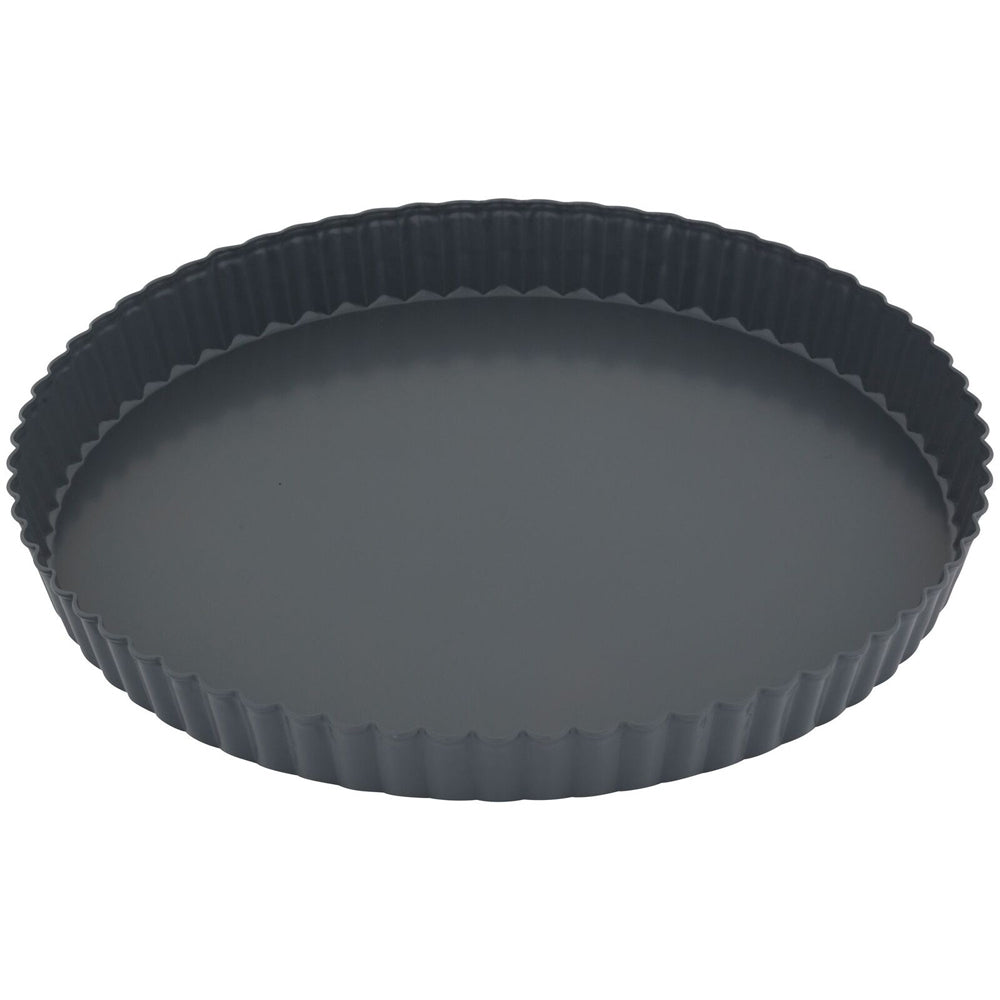 Cuisena 26x3cm Non-Stick Round Tart/Quiche Cake Tin - Grey