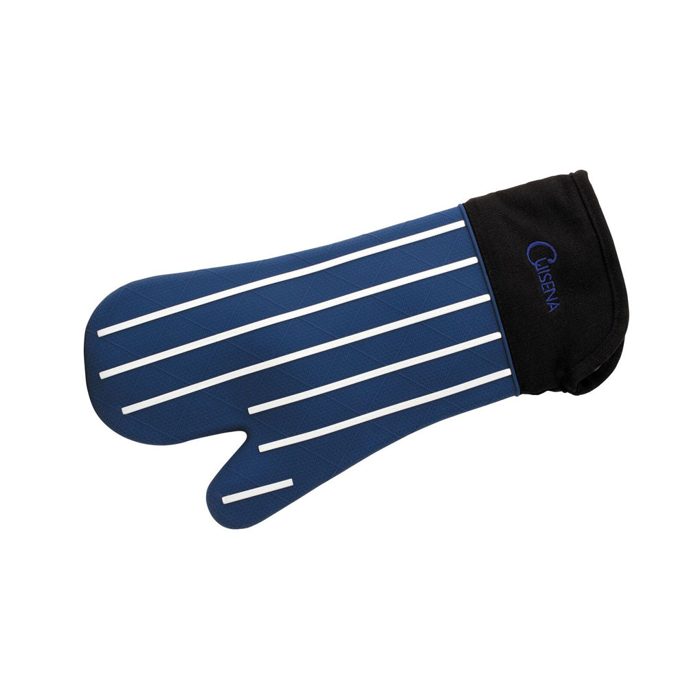 Cuisena Silicone Oven Glove Mitt - Butchers Stripe