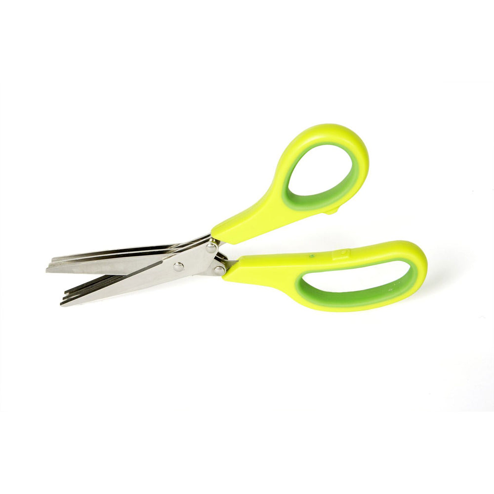 Cuisena Stainless Steel Herb Scissors Kitchen Shears - Green