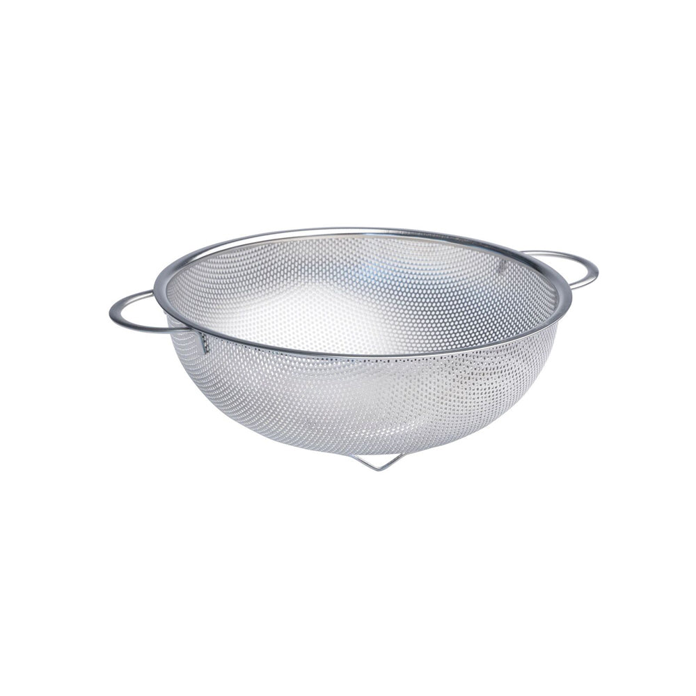 Cuisena Perforated 25cm Stainless Steel Colander w/ Handle - Silver
