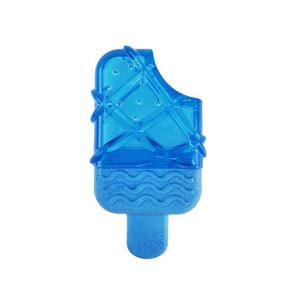 Rosewood Cooling Ice Cream Pet Dog Refreshing Treat Interactive Play Toy Blue