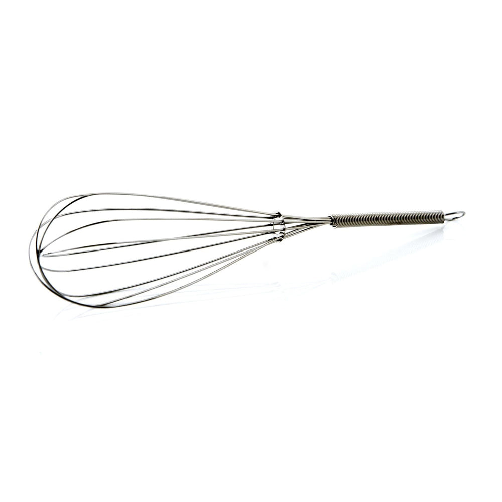 Cuisena 25cm Handheld Chrome Whisk Kitchen Utensil - Silver