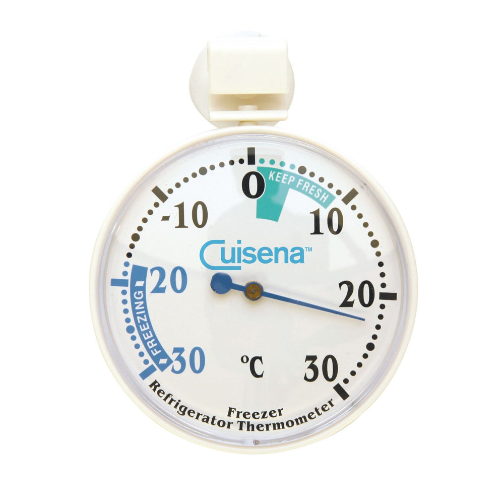 Cuisena Plastic Fridge & Freezer Thermometer - White