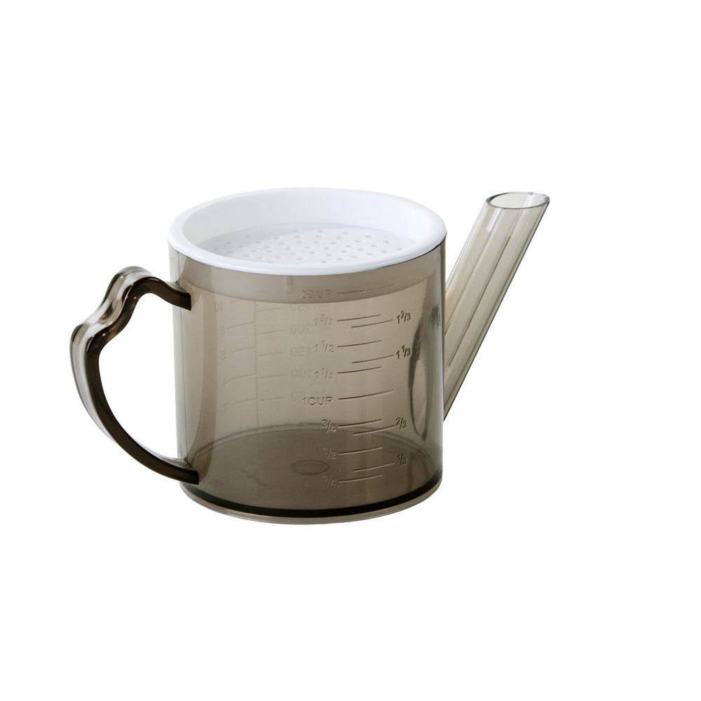 Cuisena 2-Cup 500ml Plastic Gravy Separator w/ Lid - Grey