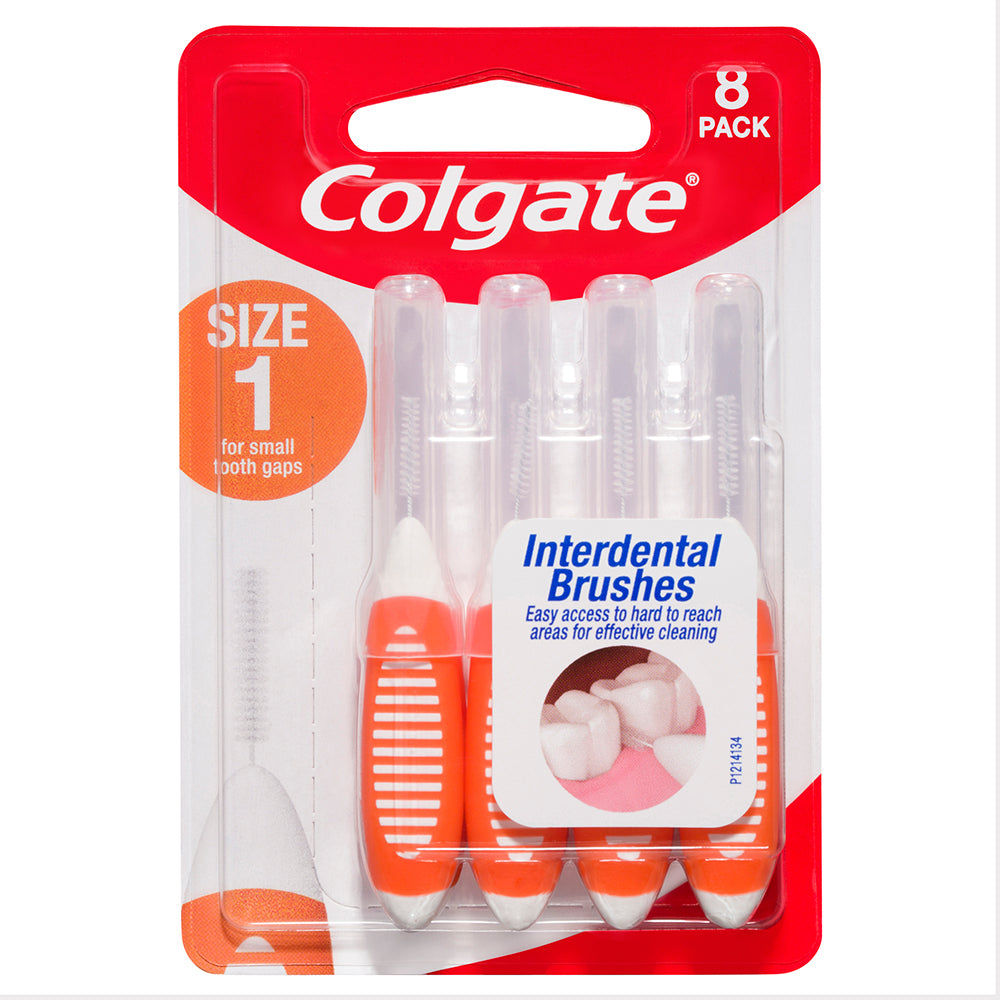 8PK Colgate Interdental Brush - Size 1