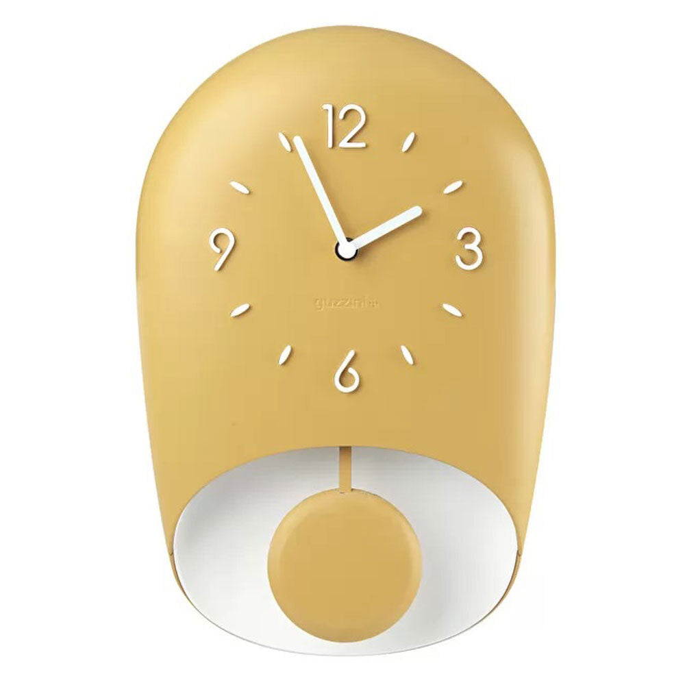 168604206-2e2-guzzini-33x22cm-wall-clock-w-pendulum-bell-mustard-yellow