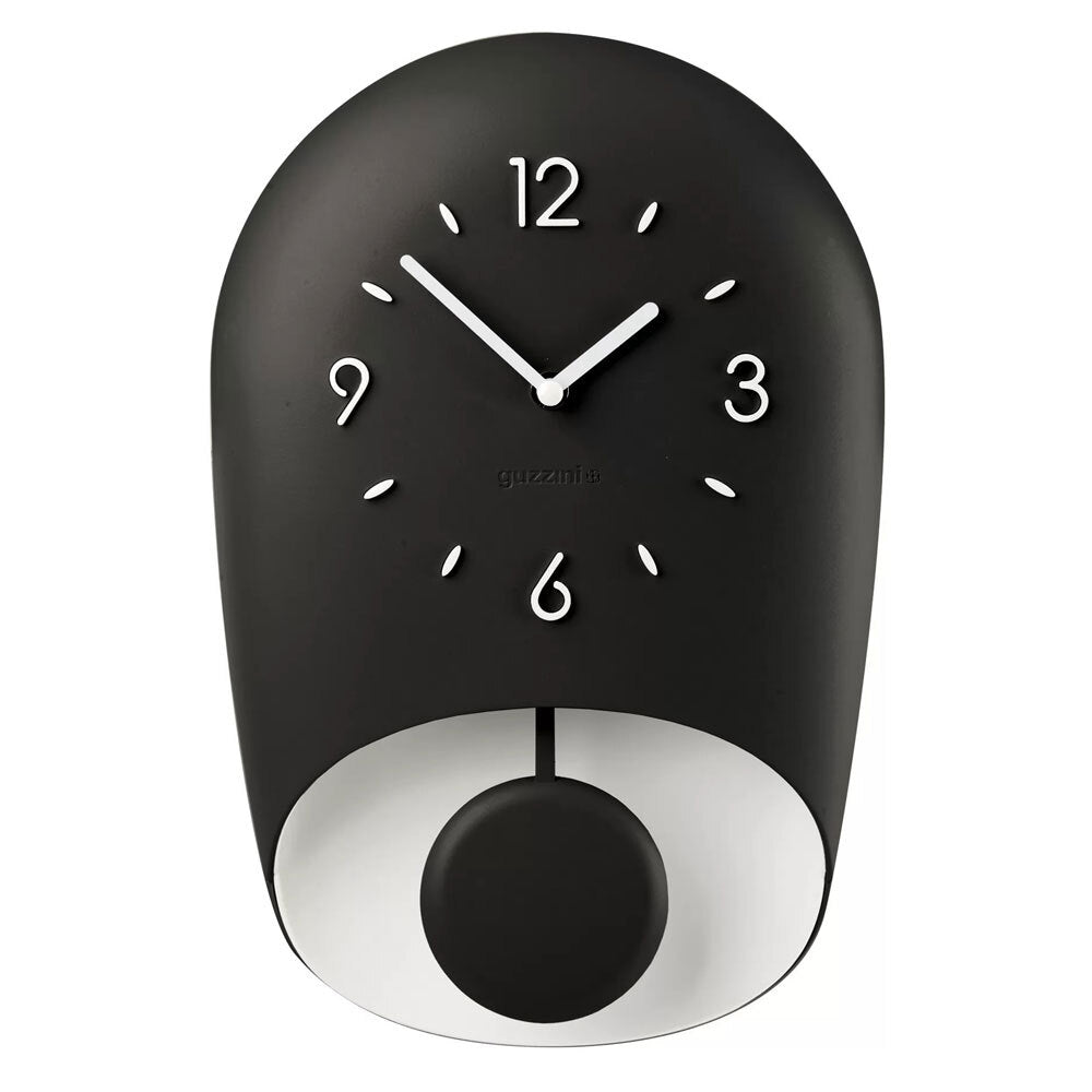 168604209-2a3-guzzini-33x22cm-wall-clock-w-pendulum-bell-black
