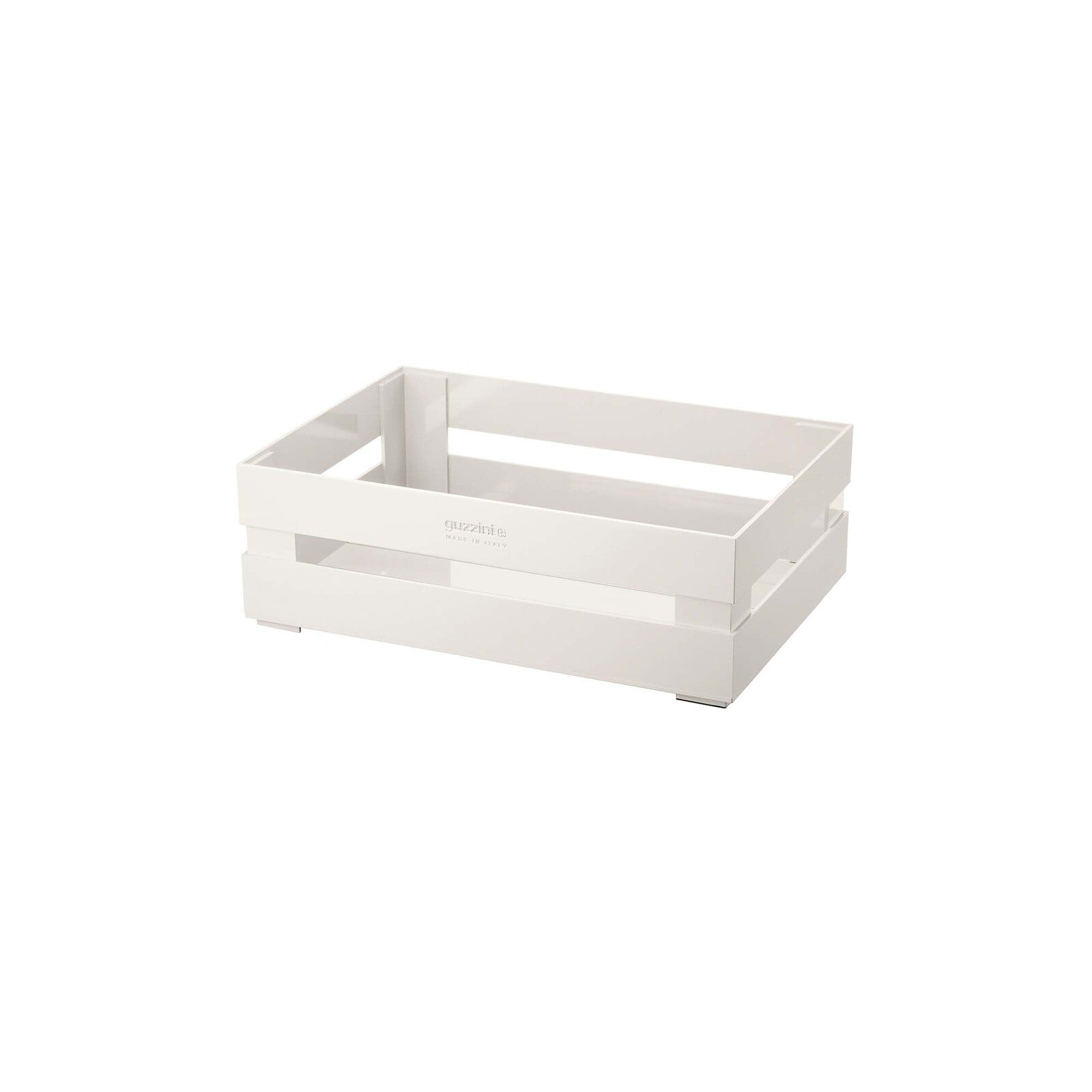 169302156-guzzini-echo-kitchen-circle-22-5cm-plastic-tidy-store-box-medium-white