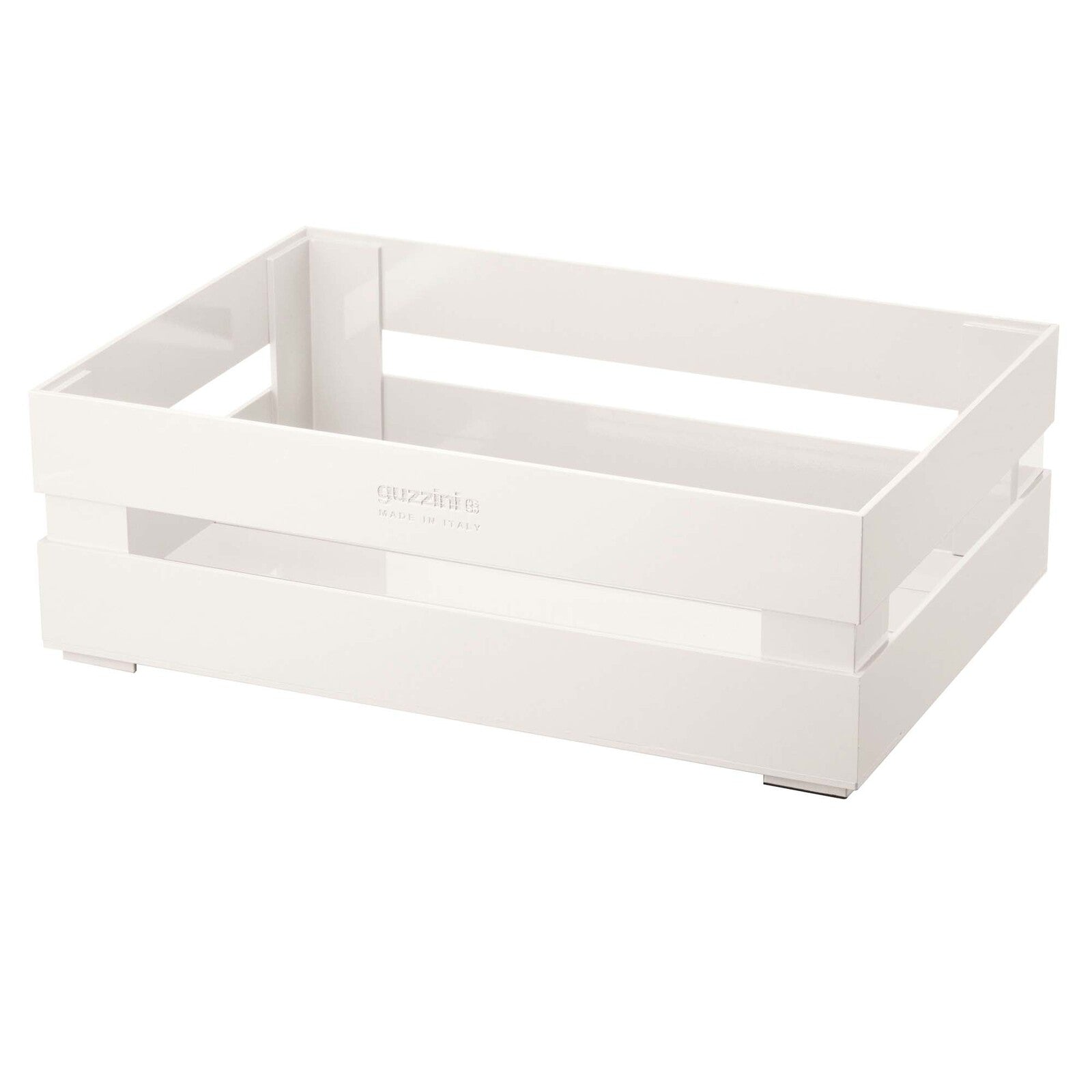 170202156-guzzini-echo-kitchen-45cm-plastic-circle-tidy-store-box-xl-white