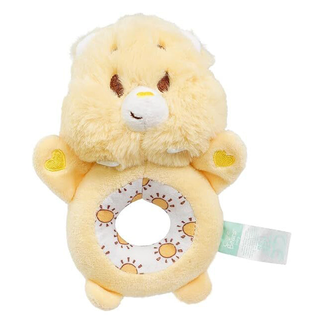 22558-resoftable-care-bears-plush-baby-toddler-ring-rattle-funshine-bear-0y