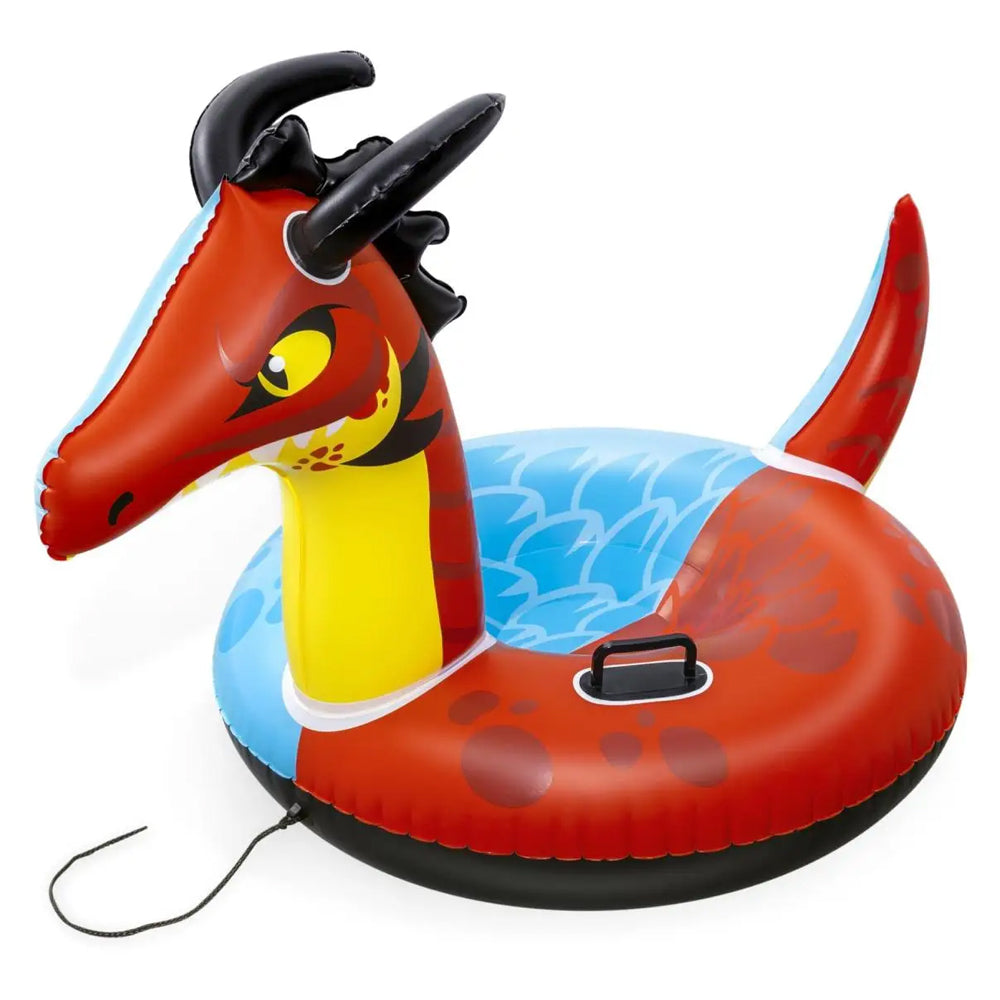39096e-bestway-h2ogo-142cm-inflatable-dragon-fury-snow-tube-kids-children-6y