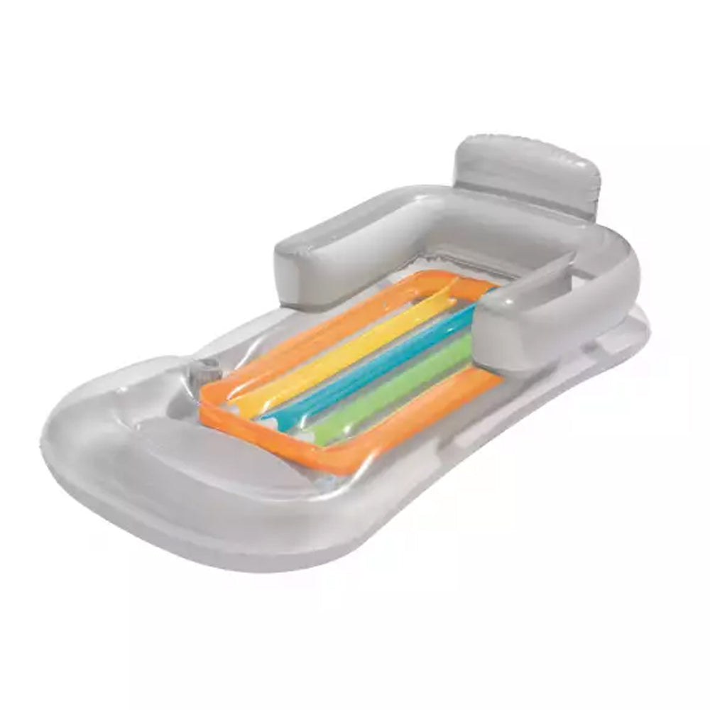 43028-bestway-161cm-inflatable-seat-pool-lounger-w-armchair-assorted