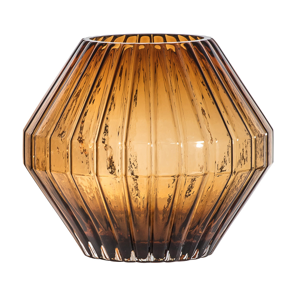 5059413393853-hudson-living-tyrri-23x20cm-tapered-glass-vase-brown