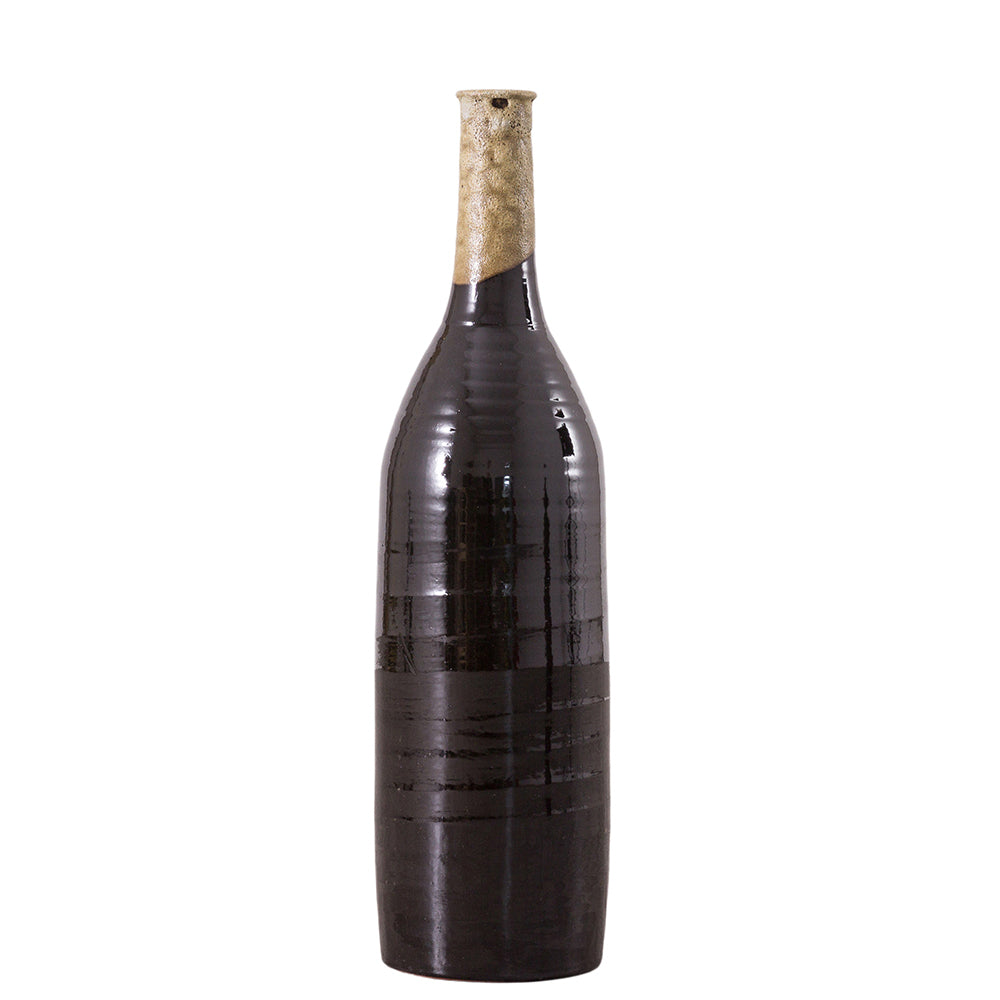 5059413398438-hudson-living-robello-stoneware-63-5cm-bottle-vase-lava-black