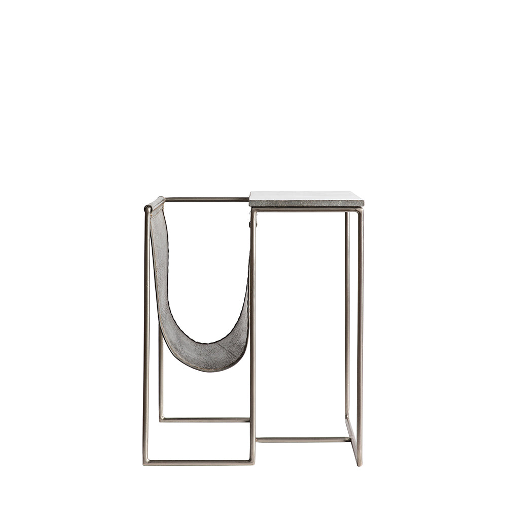 5059413404771-hudson-living-kildare-46cm-magazine-rack-w-side-table-silver