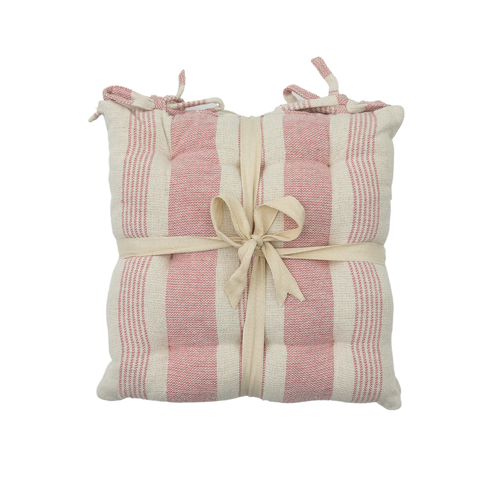 5059413691706-2pk-hudson-living-simply-organic-cotton-43cm-stripe-seat-pad-blush