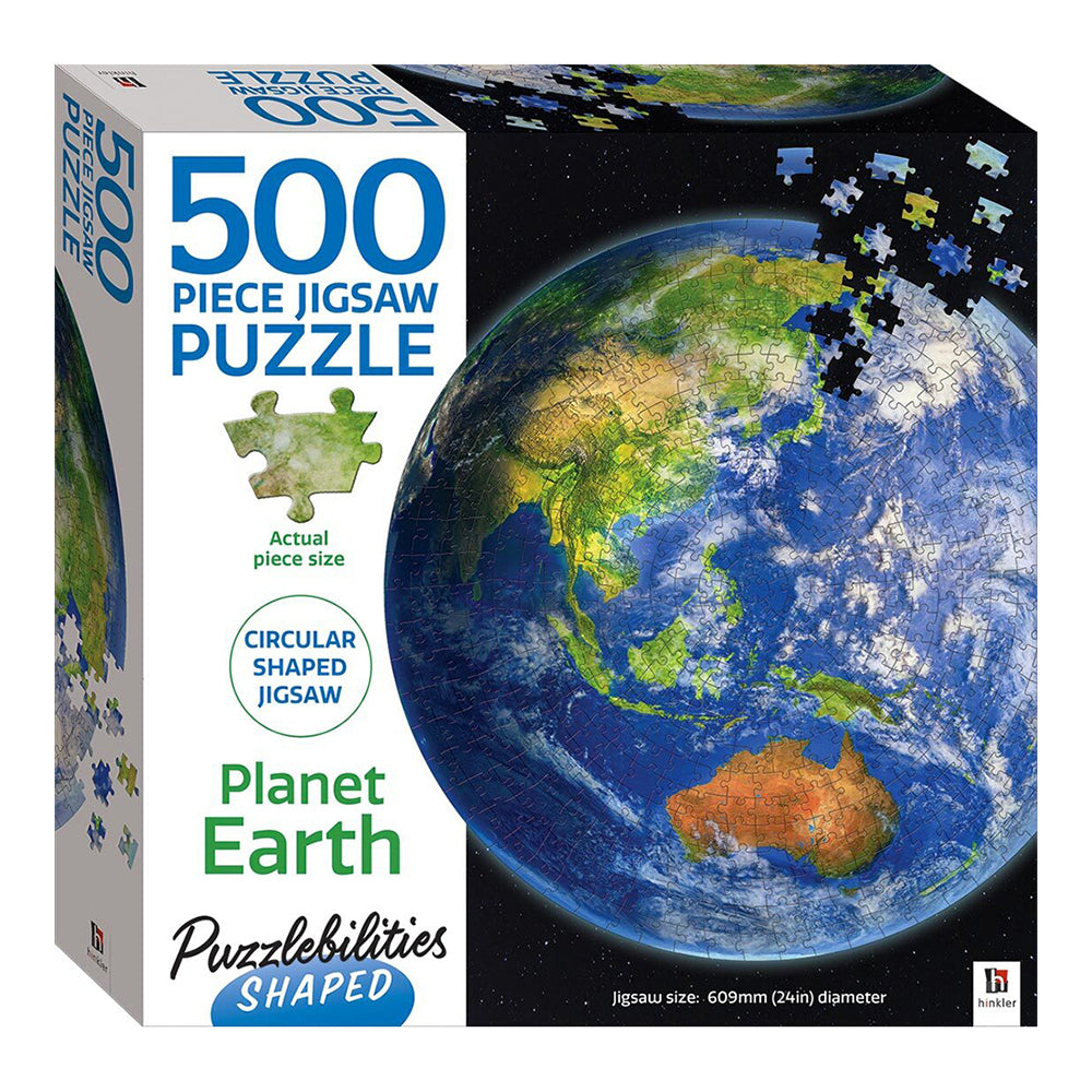 500pc Puzzlebilities Round-Shaped 61cm Jigsaw Puzzle Planet Earth