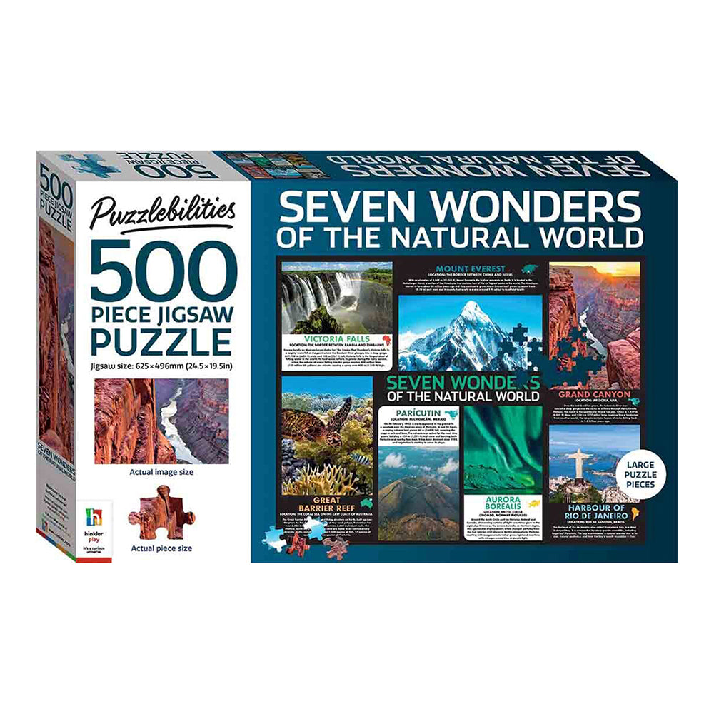 Puzzlebilities Seven Wonders of the Natural World 500pcs Jigsaw Puzzle