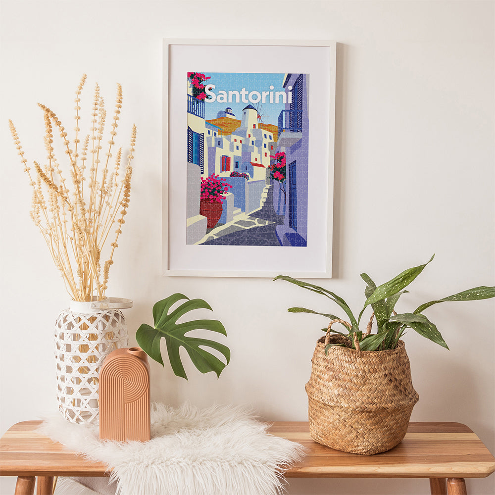 Elevate The Travel Series 500pc Jigsaw Puzzle: Santorini 12y+