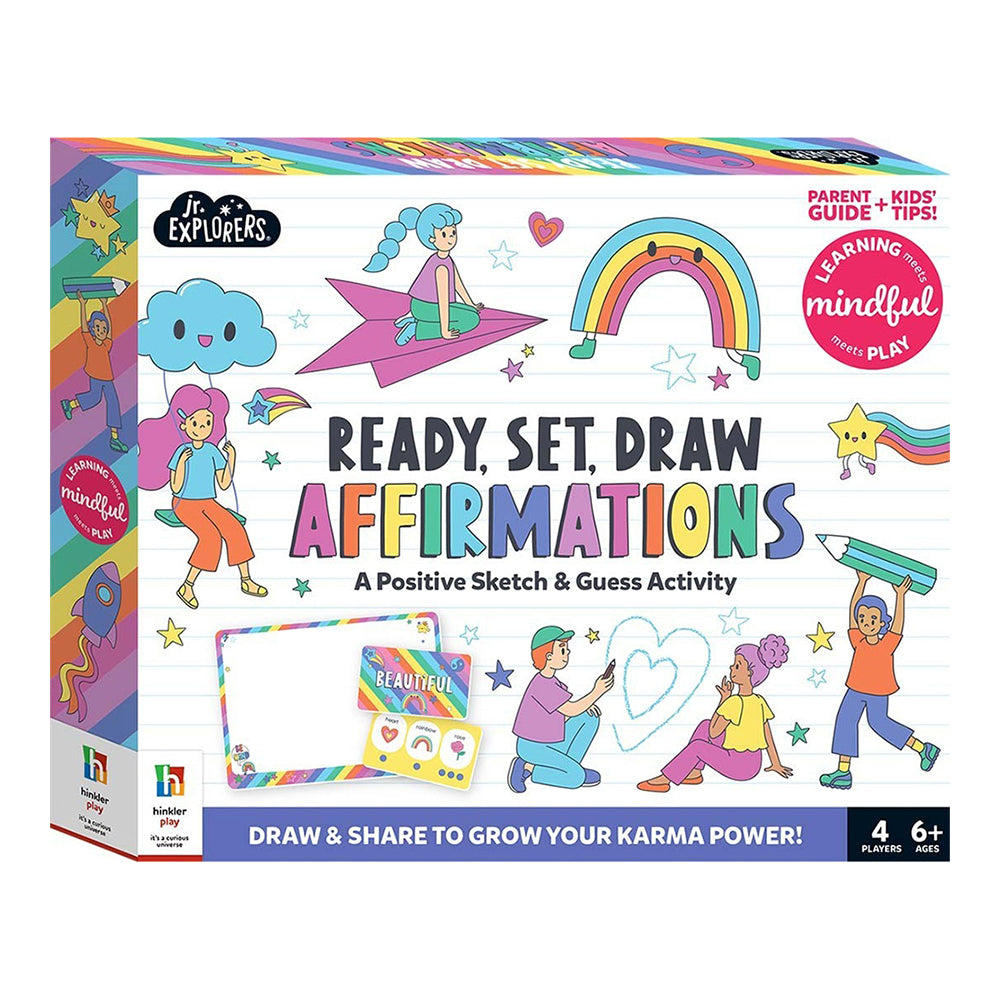 Junior Explorers Ready, Set, Draw Affirmations 6y+