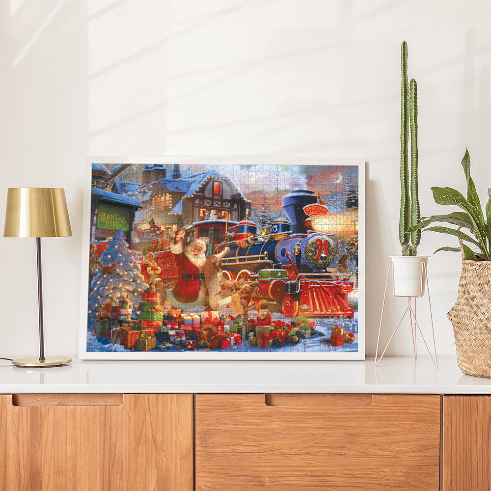 Mindbogglers Santa Express 1000-piece Christmas Jigsaw Puzzle