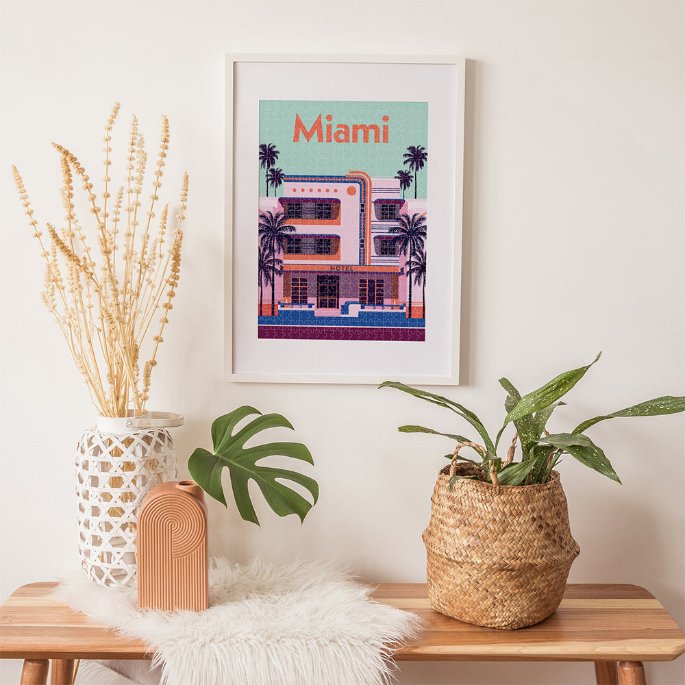 Elevate The Travel Series 500pc Jigsaw Puzzle: Miami 12y+