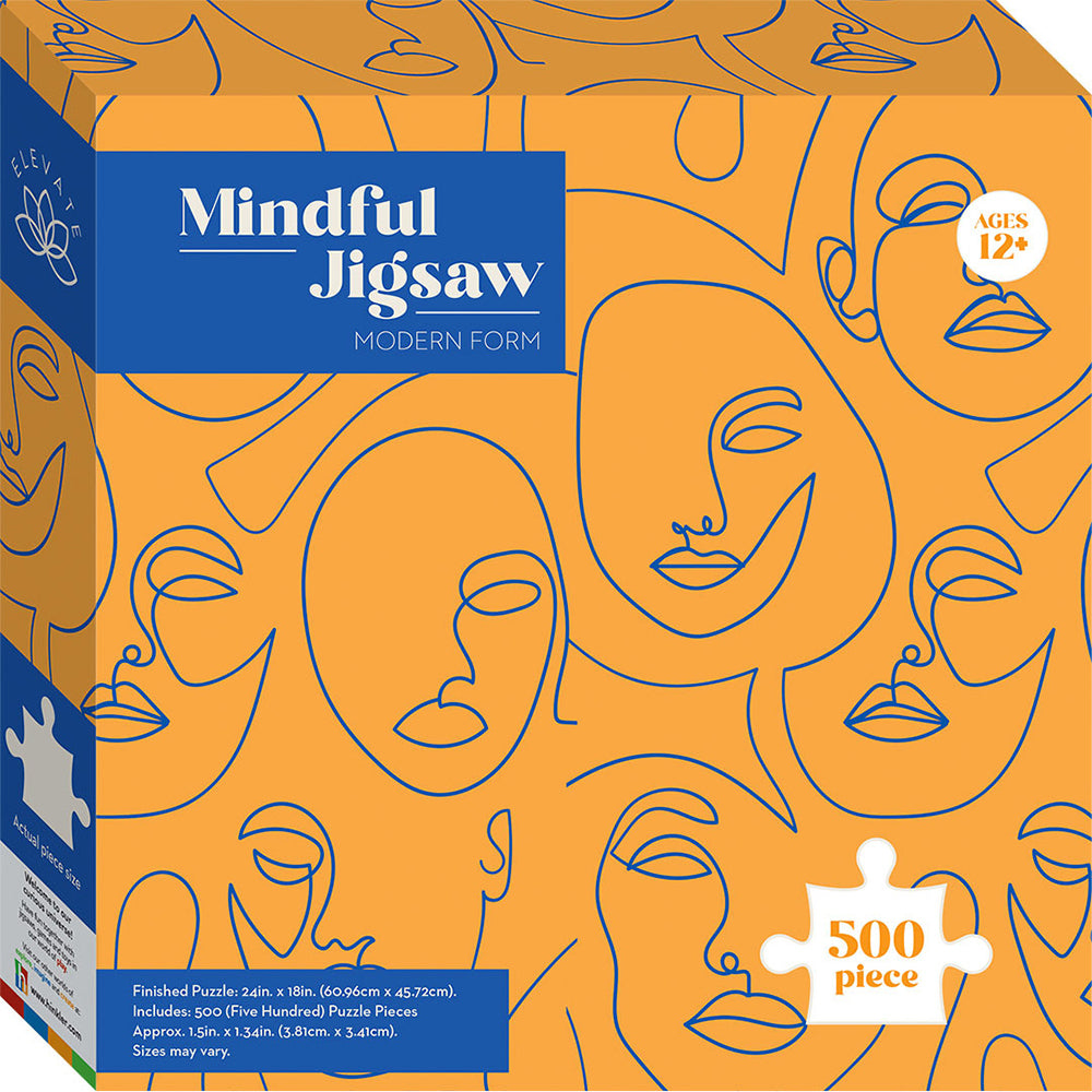 Elevate Mindfulness 500pc Jigsaw Puzzle: Modern Form