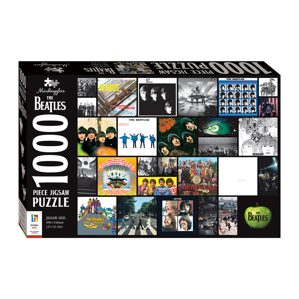 1000pc Mindbogglers The Beatles Jigsaw Puzzle Album Covers