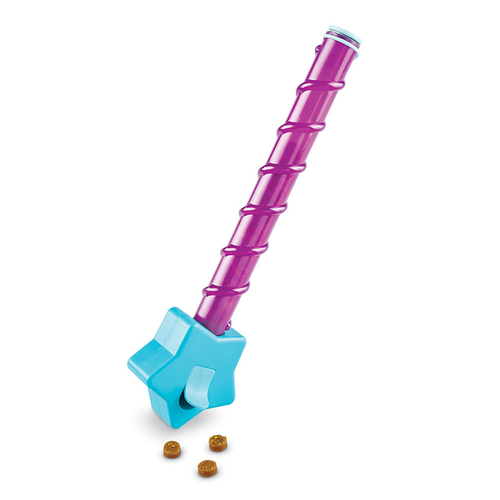 Brightkins Magic Star Wand Dog/Pet Treat Dispenser Blue/Purple 6y+