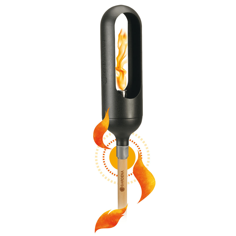 Gardena 11360-20 Clickup Outdoor Garden Torch Fireplace