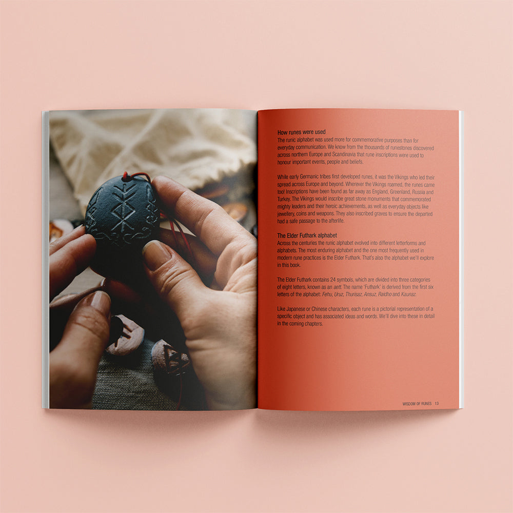 Elevate The Wisdom of Runes Mindful Wellness Self Care Book