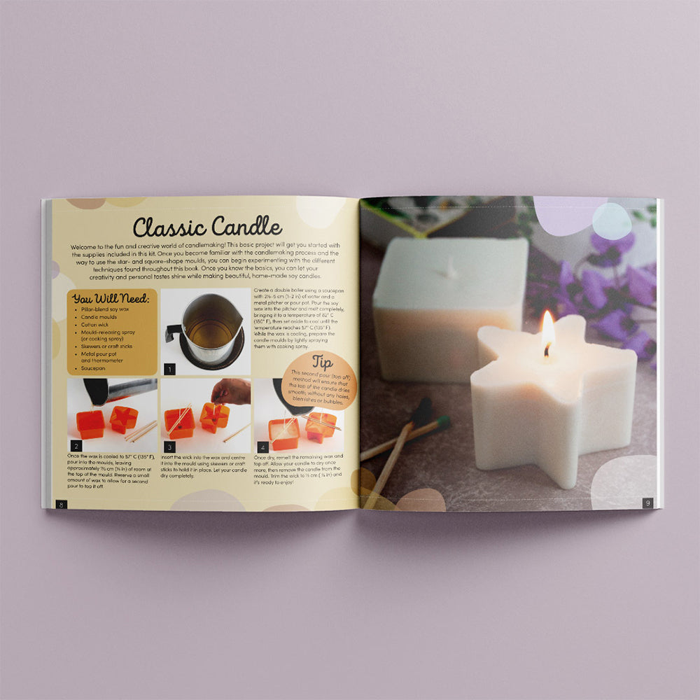 Craft Maker Create Your Own Candles Box Set Craft Activity Kit