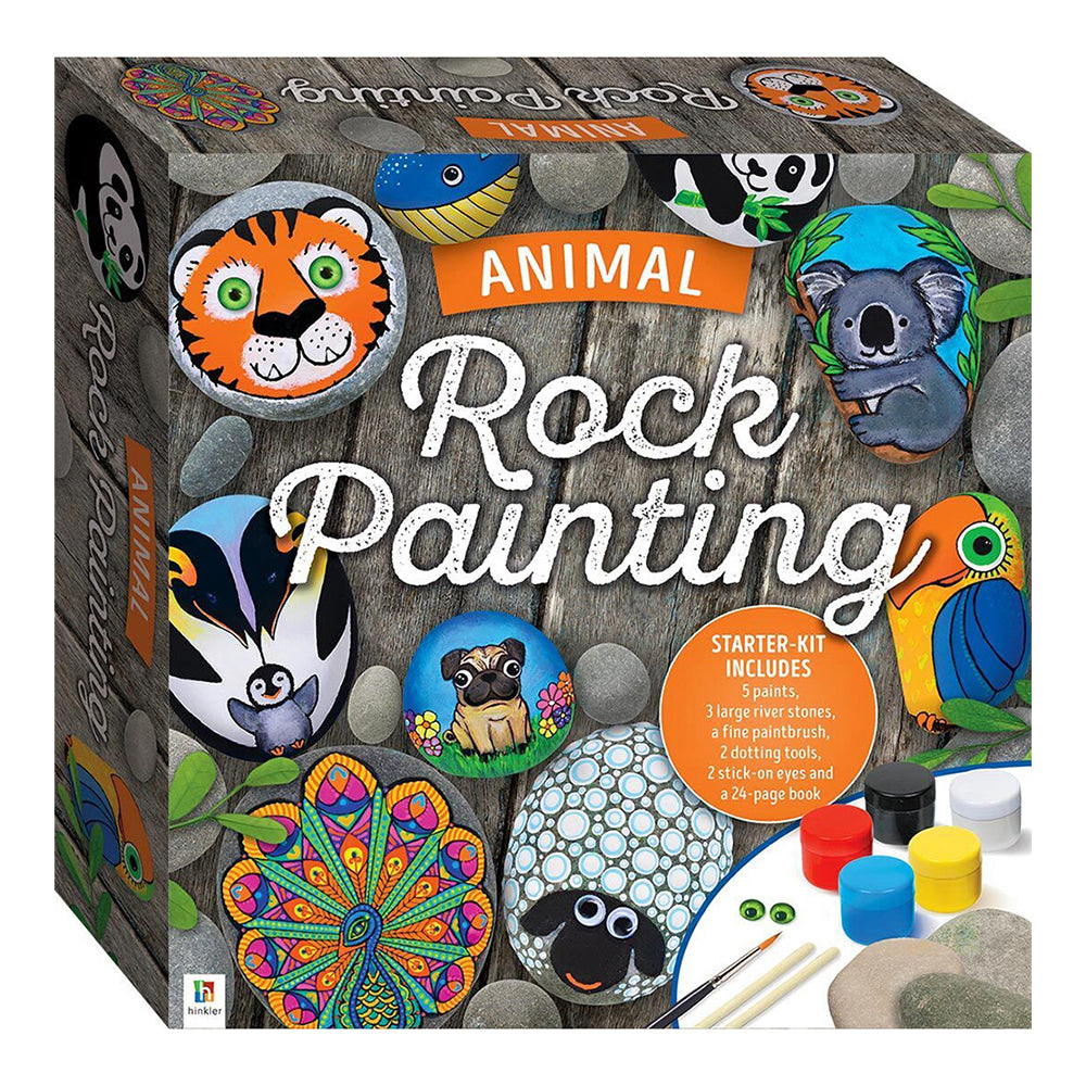 Craft Maker Animal Rock Painting Box Set Craft Activity Kit