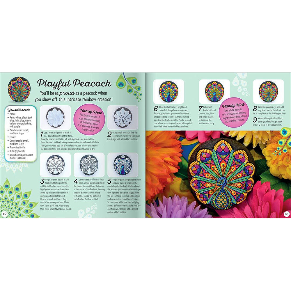 Craft Maker Animal Rock Painting Box Set Craft Activity Kit