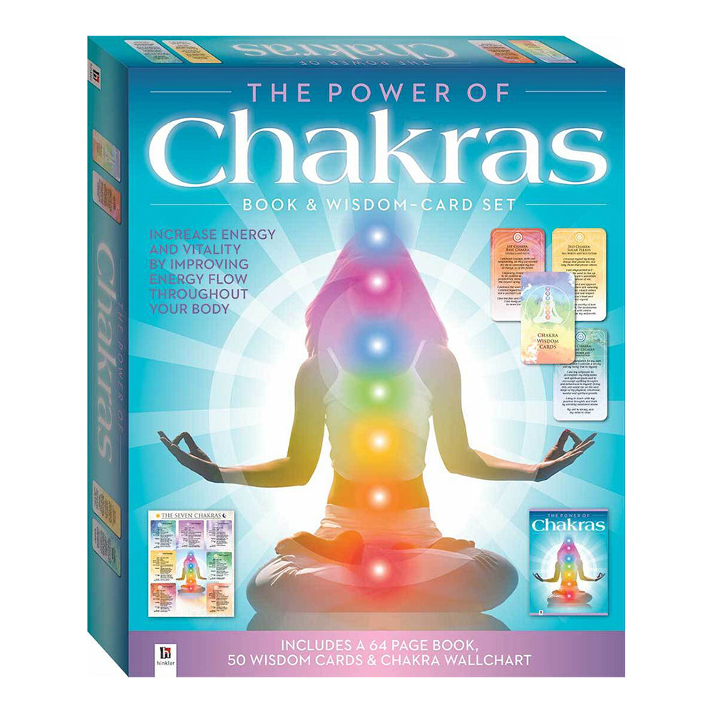 Elevate The Power of Chakras Book And Wisdom Card Set