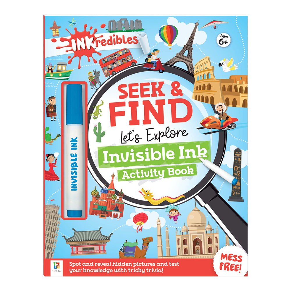 Inkredibles Seek & Find Invisible Ink Activity Book Kids 6y+