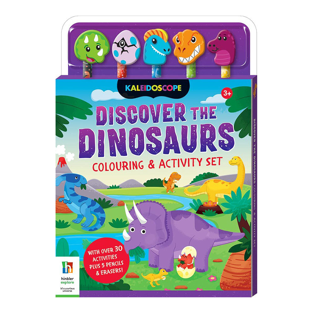 Kaleidoscope Discover the Dinosaurs Colouring & Activity Set Kids 3y+