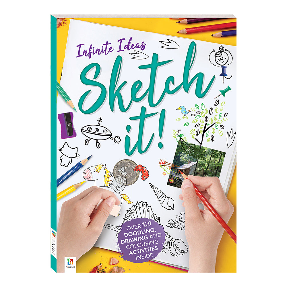 Wonderfull Infinite Ideas: Sketch It! Colouring And Drawing Book 5y+