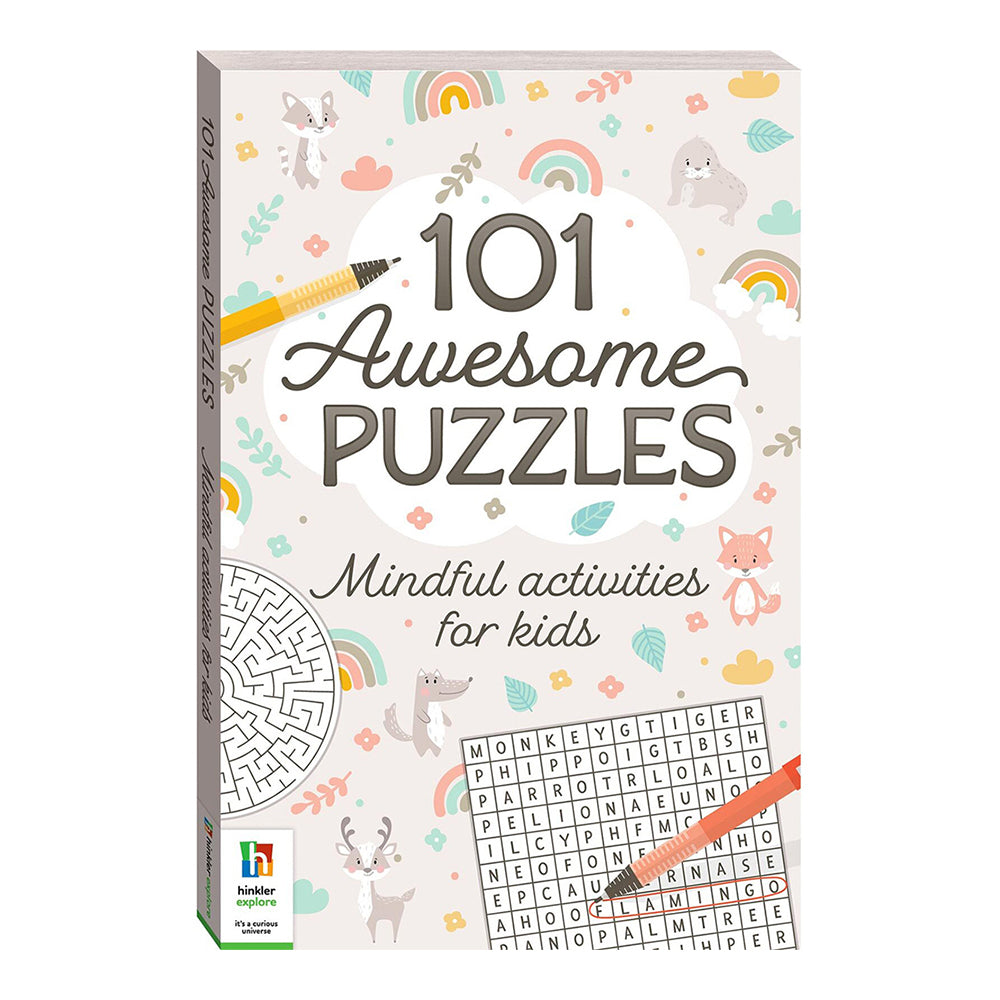 Wonderfull01 Awesome Puzzles Childrens Puzzle Activity Book 6y+