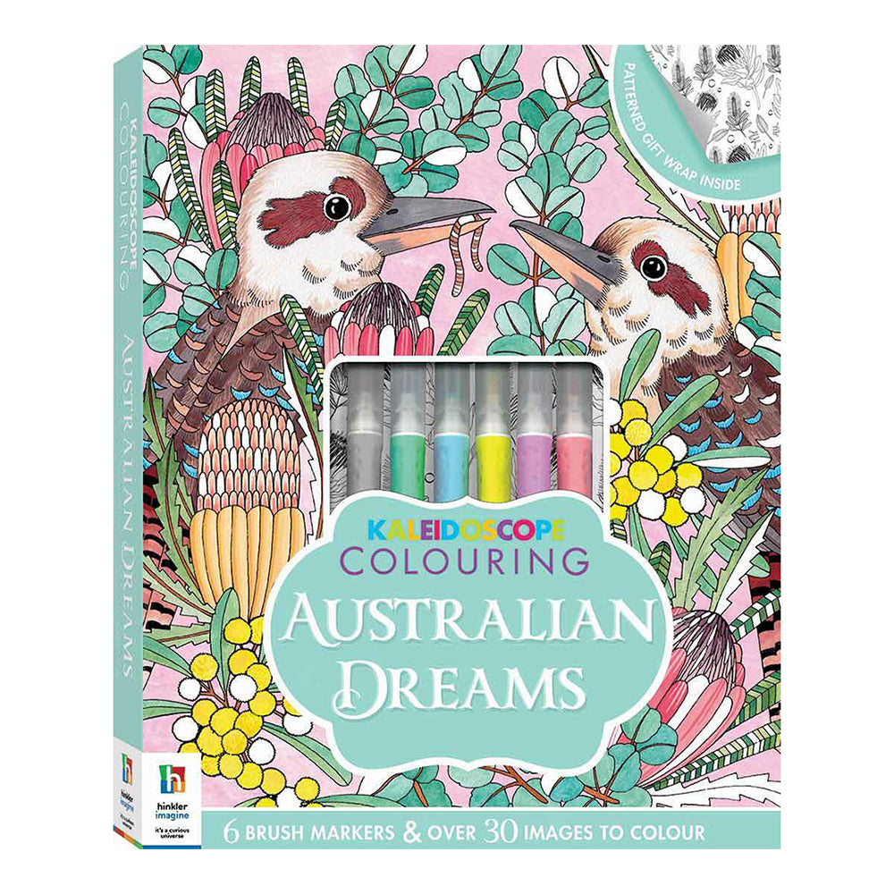 Kaleidoscope Colouring Kit: Australian Dreams Activity Kit 6y+