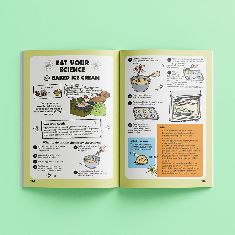 Wonderfull01 Cool Science Experiments Kids Entertainment Book 5y+