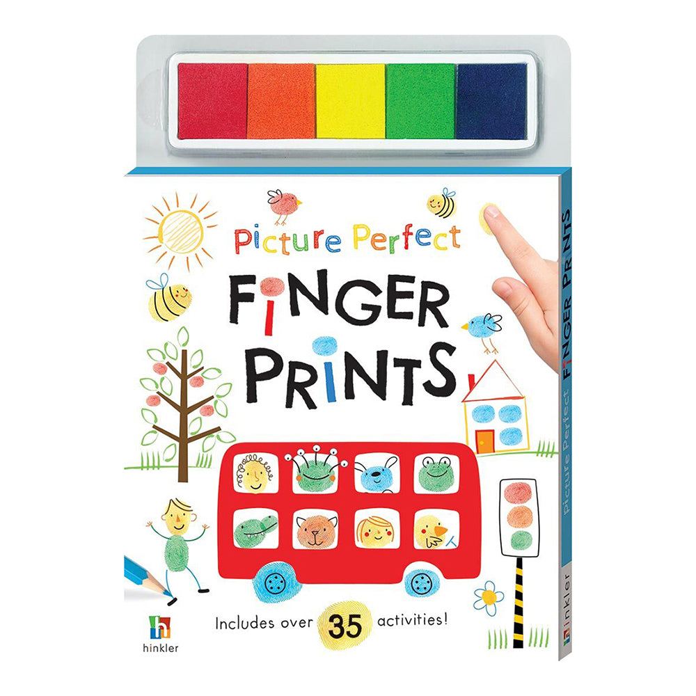 Kaleidoscope Picture Perfect Finger Prints Kids Finger Painting Book 3y+