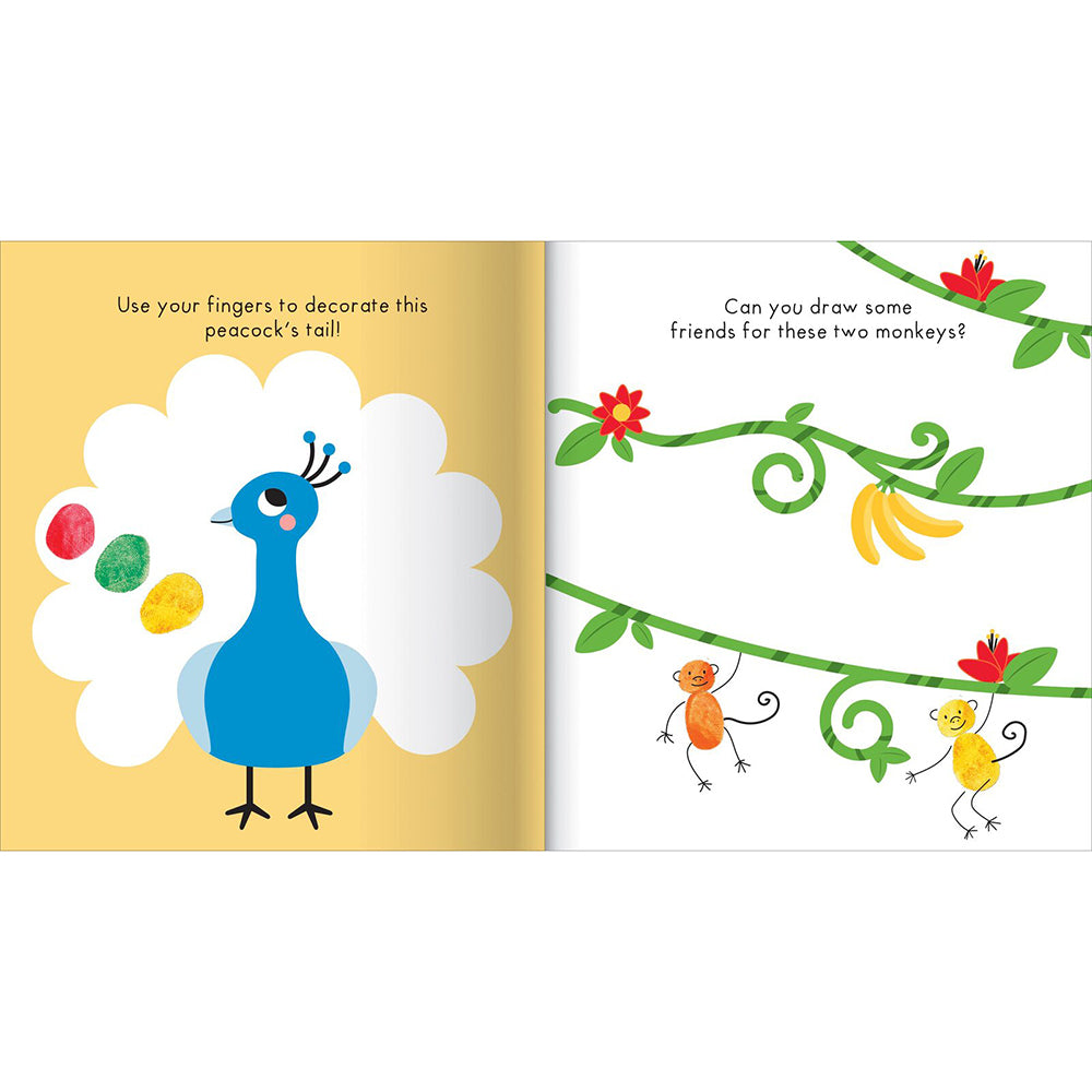 Kaleidoscope Picture Perfect Finger Prints Kids Finger Painting Book 3y+