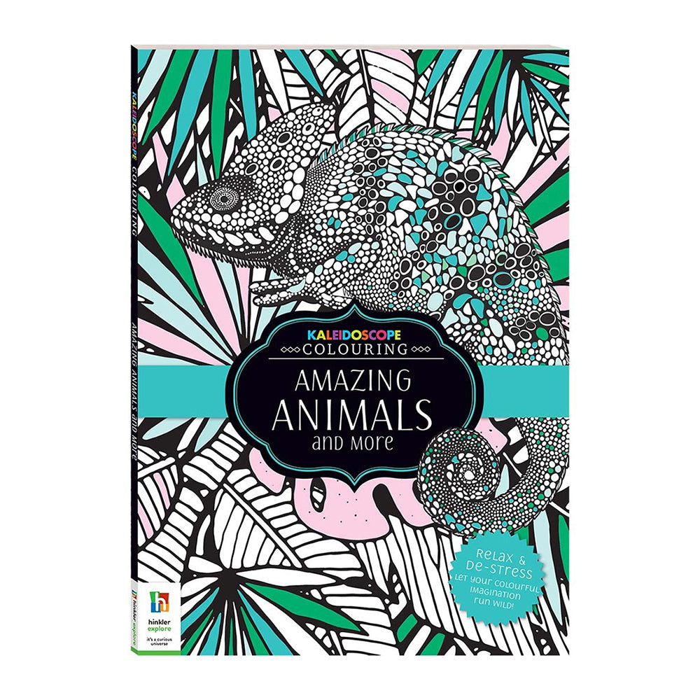 Kaleidoscope Colouring: Amazing Animals and More Book