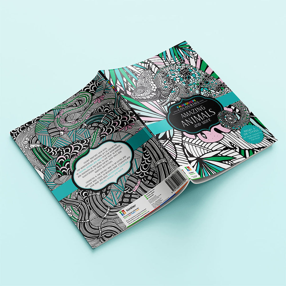 Kaleidoscope Colouring: Amazing Animals and More Book
