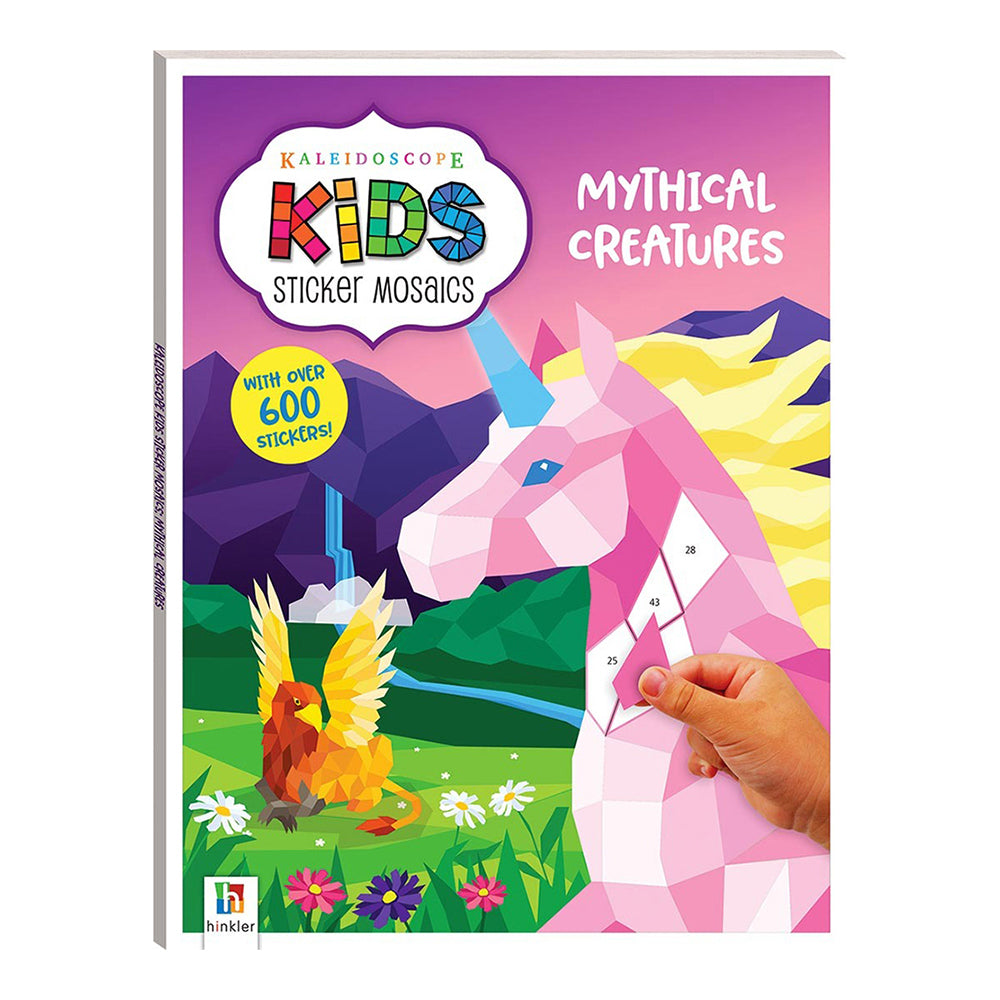 Kaleidoscope Kids Sticker Mosaics: Mythical Creatures Activity Book 7y+