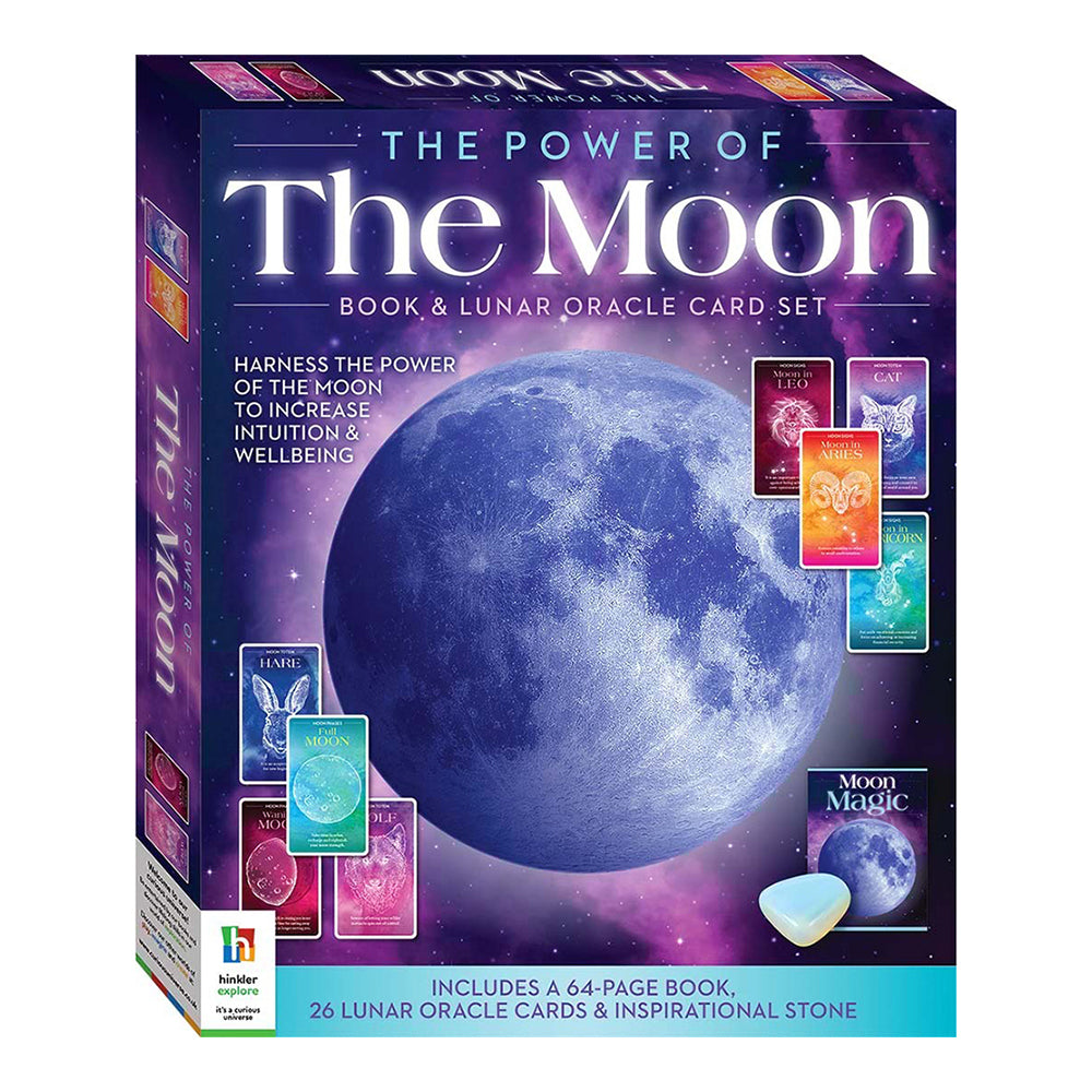 Elevate The Power of the Moon Book And Lunar Oracle Card Set