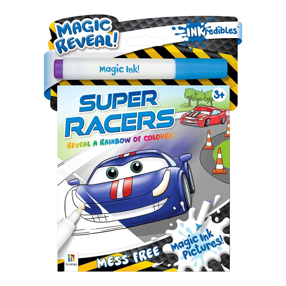 Inkredibles: Super Racers Magic Ink Colouring Activity Kit 3y+